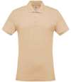 KB254 K254 Kariban Short Sleeve Piqué Polo Shirt light sand colour image